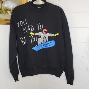 Sneaker Politics Snowboarding Astro Mountain 'You had to be there' Sweatshirt M
